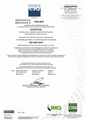 Certificazione ISO 9001:2015